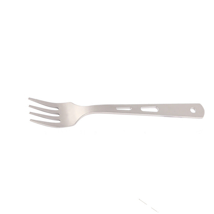 Elevate Your Dining Experience with Our Travel Titanium Cutlery Set